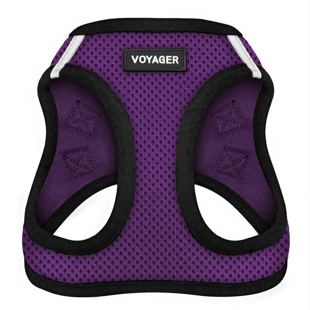 Voyager Step-In Air Dog Harness No Pull - Breathable All Weather Mesh, Lightweight Adjustable Vest for Small Medium Dogs & Cats - Reflective, Triple Security, Easy Step-In Design by Best Pet Supplies