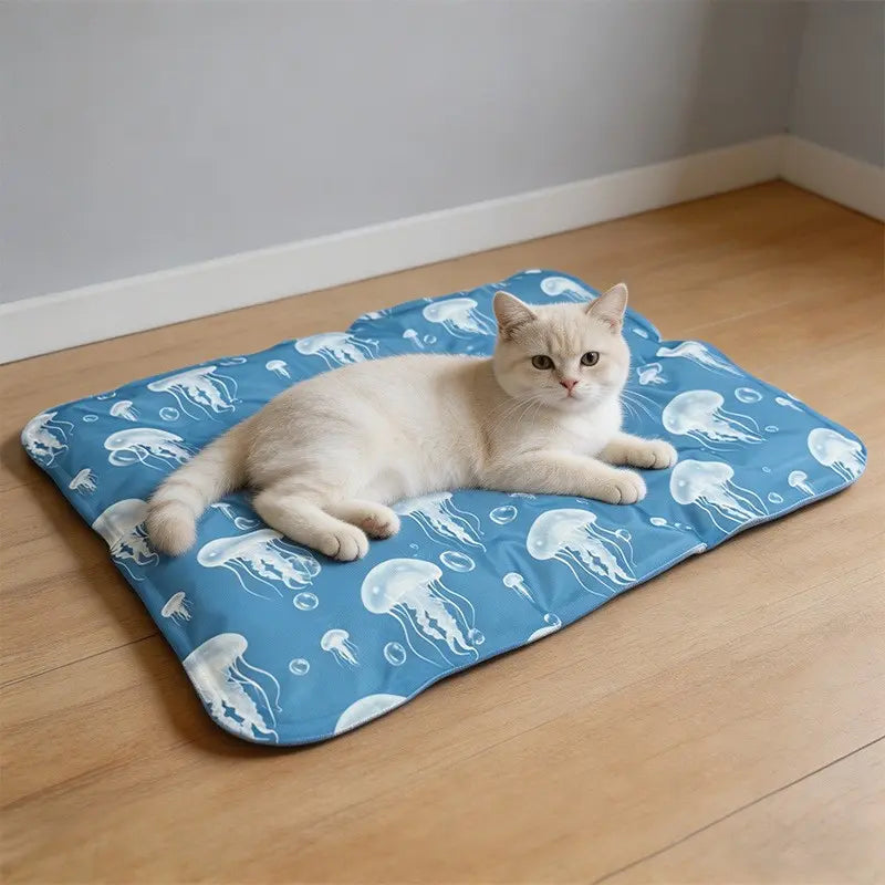 Pet Ice Pad, Summer Dog Cooling Mat, Cat Cooling Sleep Pad, Waterproof Bite-Resistant, Leak-Proof, Heat Relief Pad