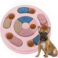Dog Puzzles Slow Feeder, Interactive Food Puzzle Toys for Dogs,Treat Puzzle Toys for Dogs, Dog Puzzle Treat Dispenser & Slow Feeder Toy, Dog Puzzles for Smart Dogs, Pink, 1 Pack. Christmas WOZTI