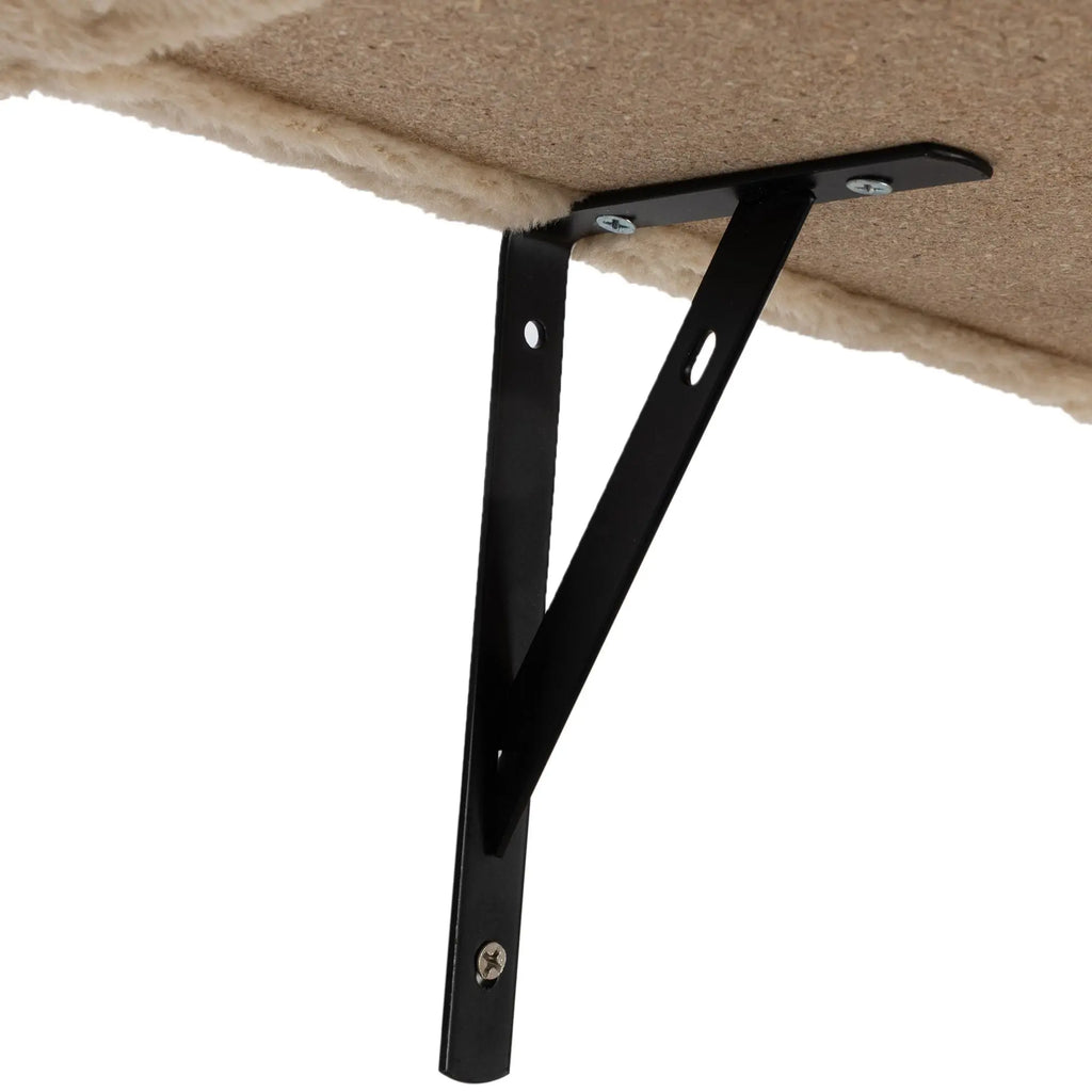 5 Pcs Wall Mounted Cat Climber Set; Floating Cat Shelves and Perches; Cat Activity Tree with Scratching Posts; Modern Cat Furniture