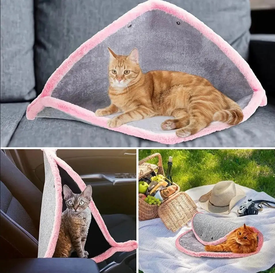 Cat Bed Creative Transformable Cat Cave Cat Mat for Indoor Cat Tent Cat Hut
