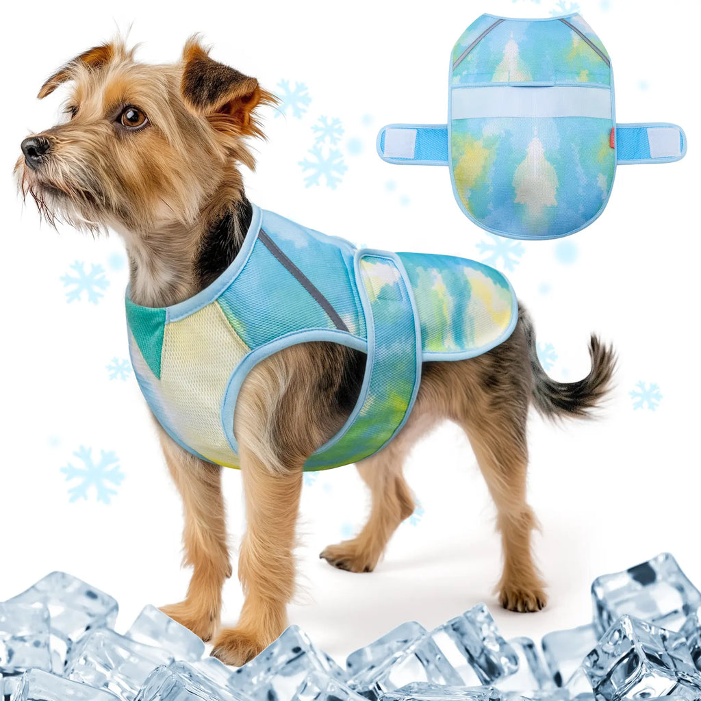 KYEESE Cooling Dog Vest, Breathable Comfortable Summer Wear for Dogs, Multiple Sizes Perfect Fit, Petlovers Choice for Summervibes Outdoorfun