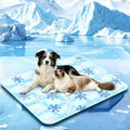 Pet Cool Pad - Washable Gel, Waterproof Ice Silk Pad for Dogs & Cats, Suitable for Couch, Crate (Sizes S-L)